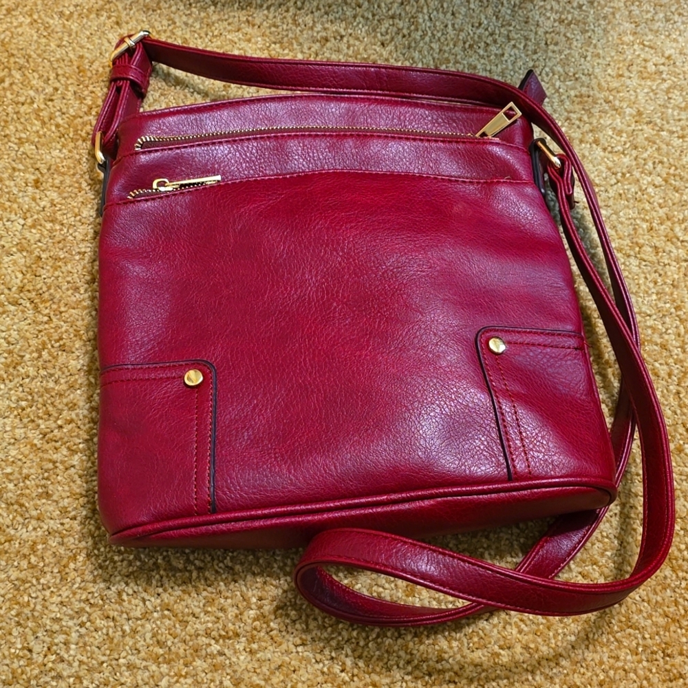 Red crossbody